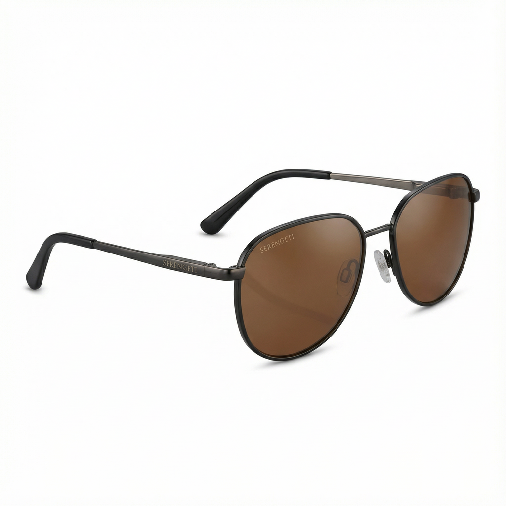 SERENGETI Classic Metal – Gafas de sol con lentes marrones