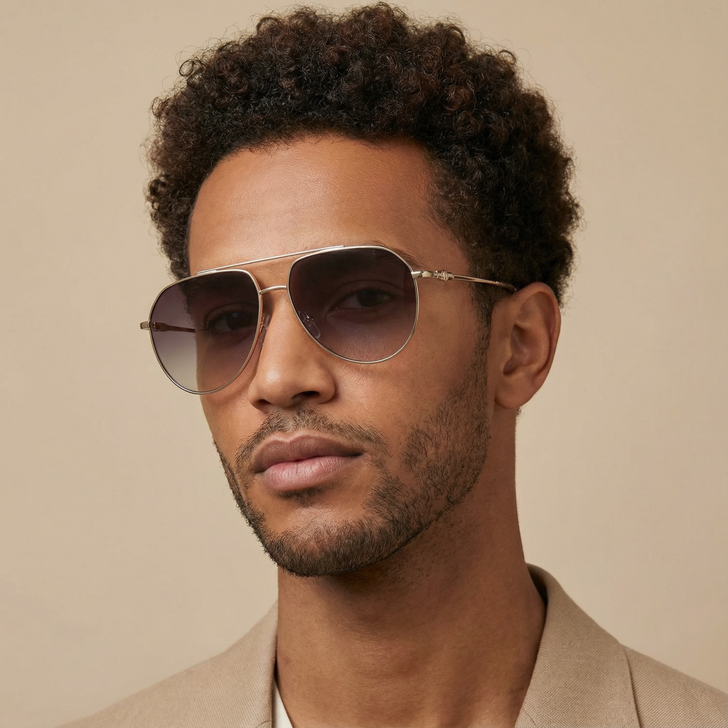 Longchamp Aviator Gold · Elegancia parisina atemporal