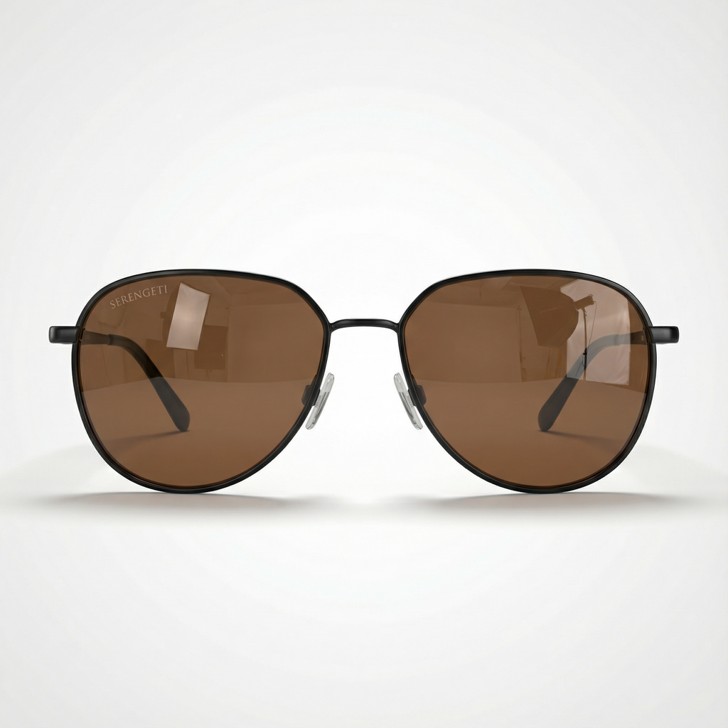 SERENGETI Classic Metal – Gafas de sol con lentes marrones